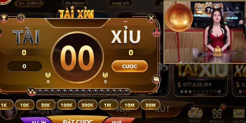 Luật chơi và các cửa cược đặc sắc trong tài xỉu Livestream