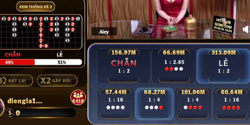 Tỷ lệ trả thưởng xóc đĩa Live VE88